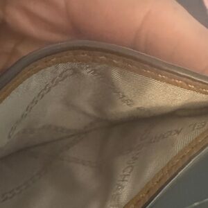 Michael Kors Gray and Tan Wallet